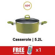 Meyer 24cm / 5.2L Fujimaru Evolution Dutch Oven With Glass Cover - Induction