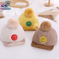 [ Genius Baby House ] 6m-3y / 46-50cm Soft fur smiley design H3492