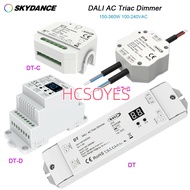 Skydance DT4 AC Triac DALI Dimmer 360W 1.5A 100-240VAC DT-D,DT-B,DT-C,DT dimming controller For sing