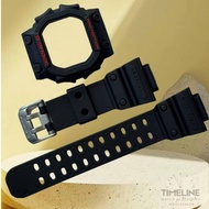 GX-56 GX56 King Strap Bezel watch strap watch Band Replacement - Matte Black