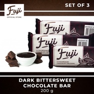 200grams Fuji Dark Bittersweet Chocolate Compound 200 Grams (3 Pieces)