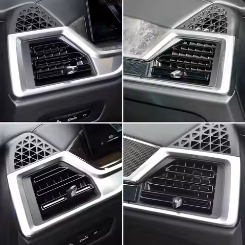 For BMW G05 G06 G07 G09 Car Left Right Dash Air Conditioner Ac Vent Grille Tab Clip Slider Knob Acce
