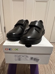 School shoes - Geox J Riddock Black Leather Shoes Size 36