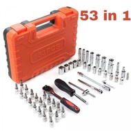 53 Pcs Multifunction Wrench Set Car Motorcycle Repair Tools