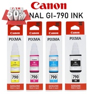 หมึกเติม CANON INK # GI-790 หมึกขวดแท้ 4 สี BK / C / M / Y สำหรับ Canon Pixma G1010 / G2010 / G3010 / G4010 #หมึกเครื่องปริ้น hp #หมึกปริ้น   #หมึกสี   #หมึกปริ้นเตอร์  #ตลับหมึก