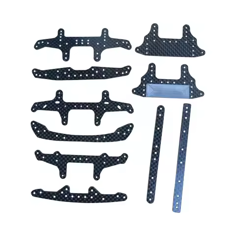 10pcs 100pcs 1.5mm Carbon Fiber Plate Black Not-typing Reinforcement Bracket/Faucet/Phoenix Tail/Bra