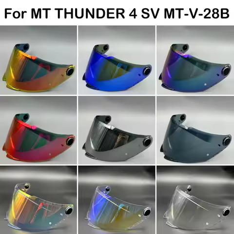For MT Helmet Visor Shield for THUNDER 4 SV Sunscreen Capacete Windshield Uv Protection Motorcycle R