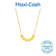 Geometry Whimsy Necklace in 999 Gold