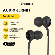 Remax Concave Convex Earphone RM-510 Garansi Resmi / Earphone Murah / Earphone Terbaik / Earphone Re