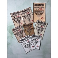 Ministry of Magic Proclamation Educational Decree Sticket Set