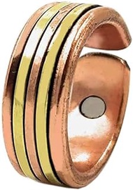 SHINDE EXPORTS copper rings for men and women magnetic therapy for arthritis and joint 8mm wide, free, Copper