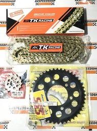 GEAR SET TK SSS 428 BLACK CBR 150 R 2019 / CB 150 X &amp; RANTAI TK O-RING