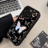 Casing Case for iPhone 15 14 13 12 11 Pro Max X Xs  XR 7 8 6 6s Plus Soft Butterfly Girls Phone Case