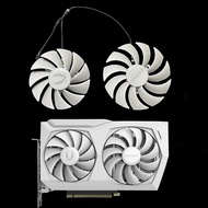 2pcs RTX3060 3060 TI AMP Moon White GOC GPU Fan 4PIN 88MM 100MM GAA8S2U GA92S2U for Zotac GeForce RT