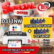 (INKJET COLOR PRINTER) Deli Inkjet Printer Model D311NW
