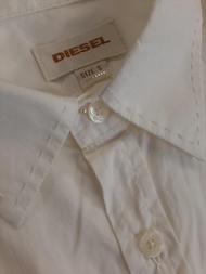 Diesel 米白色修身襯衫