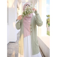 BELLE CARDY KANCING OVERSIZE / CARDIGAN PANJANG / LONG CARDY / CARDIGAN RAJUT WANITA / KARDIGAN