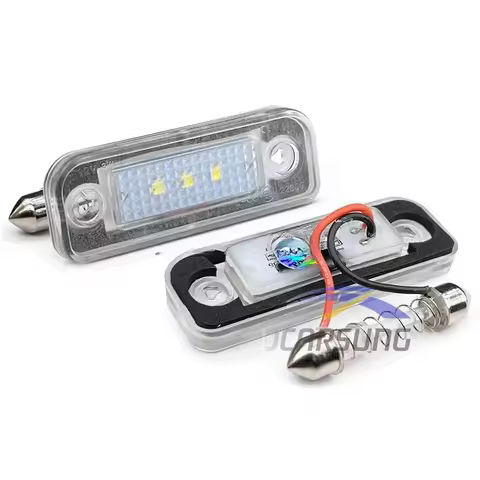 For Mercedes-Benz W211 S211 W203 E-Class E240 E280 E200 E220 LED White Light License Plate Light
