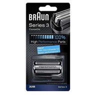 BRAUN 百靈牌3系替換刀頭連刀網 Series 3 Cassette Replacement Foil & Cutter Pack (32S銀色/32B黑色)