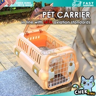 Pet Carrier Cat Carrier Portable Travel Box Cat Dog Carrier Box Pet Cage Sangkar Kucing