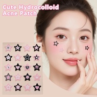 [cod] Cute Hydrocolloid Acne Patch Colorful Heart Star-shaped Ance Cover Stickers For Skin Care V2g8
