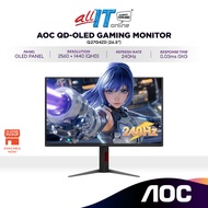 AOC Q27G4ZD 27” QD-OLED HDR400 240Hz Gaming Monitor 2560x1440 | 0.03ms | Adaptive Sync | Flicker-fre
