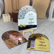 PLAT HANTARAN MAS KAHWIN IJAB QABUL - KLASIK MIRROR DESIGN
