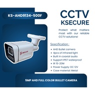 CCTV (KS-AHD914-500F & KS-AHD9134-500F) 5MP AHD FULL COLOR CAMERA - KSECURE