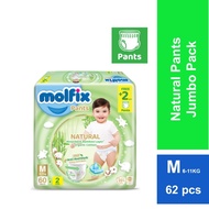 Molfix Natural Pants Jumbo Pack - M62 / L50 / XL44 / XXL38 / XXXL22 (1 Pack)