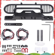 for TRX4 Metal Front Camel Trophy Bumper with Light for 1/10 RC Crawler Car  TRX4 -4