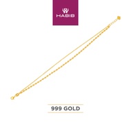 HABIB 999/24K Yellow Gold Bracelet 9GW00111124