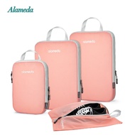 Alameda Compression Packing Cubes Luggage Packing Organizers for Travel Accessories with Shoe Bag & 