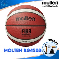 Molten BG4500 Official Size 7 Basketball – FIBA Approved, Indoor Game Ball