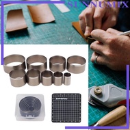 [Sunnimix] 9-piece Circle Cutter Tool Set, Circle Punching Tool, DIY Crafts, Craft Enthusiasts, Cutt