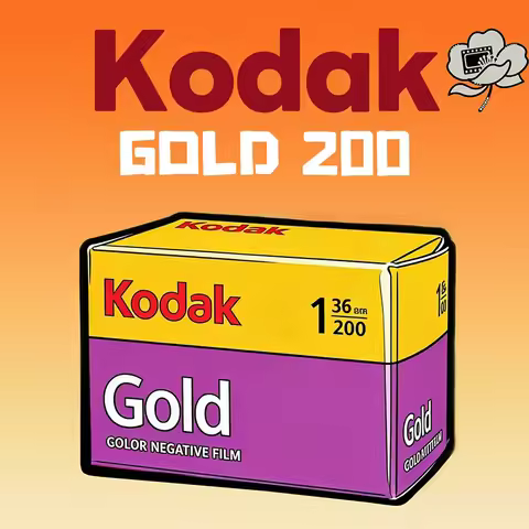 KODAK GOLD 200 Color Print 35mm Film for LOMO Camera Kodak H35 H35N M35 M38 F8 F9 Film Camera 1-10Ro