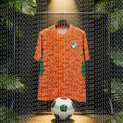 2026 Hot Selling 3D Print T-shirt Ivory Coast Jersey Quick Drying Sweat Absorbing Sports Y2K Top for