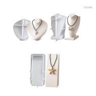 【CH】 Reusable Silicone Jewelry Mould for Craft Projects Cement Plaster Ornaments