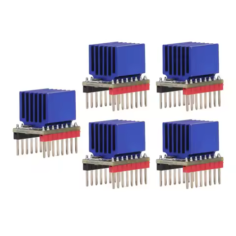 5 Sets Stepper Motor Driver Ultra Silent 2.5A Uart Nema17 Step Motor Driver Module for TMC2208 Stepp