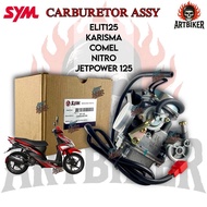 [ CARBURETOR ] FAST SHIP 🚚 SYM Jet Power 125 Jetpower Nitro Comel Karisma 16100-KAS-0002-01 Penjimat