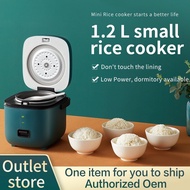 READY STOCK(RICE COOKER）Smart Mini Rice cooker （ kitchen organizer） Home Students Mudah alih Travel 1.2L