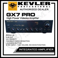 KEVLER (GX-7) PRO HIGH POWER VIDEOKE AMPLIFIER 800W x 2 W/3.5AUX, MIC PRIORITY BUTTON