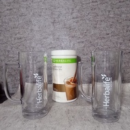 610ml Herba-life Glass Handle Glass