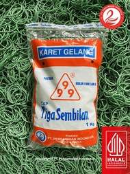 Karet Gelang Mentah Murah 1 KG Tiga Sembilan 999 - Grosir