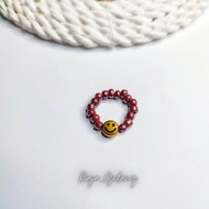 Cincin Smile Beads Ring // Cincin Manik Manik Smile