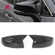 For Toyota Sienna 2021 2022 Car Side Rearview Mirror Cover Trim Sticker Molding Parts ,ABS Carbon Fiber Horn Style