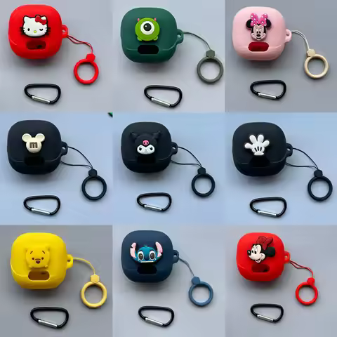 Cartoon Earphone Case for Anker Soundcore Liberty 4 NC Bluetooth Earphone Protective Silicone Soft C