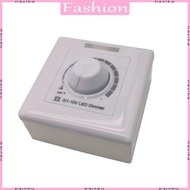 NAV 0-10V LED Light Dimmer Switch Adjustable Brightness Digital Rotating Dimmer Switch Incandescent 