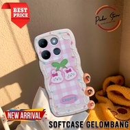 Softcase WAVE [Cute] for OPPO A16 A57 4G A57e A57s A77s & Infinix Smart 7, VIVO Y12i Y12 Y15 Y17 Y20