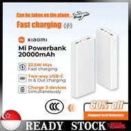 🇸🇬 [In Stock] Xiaomi Fast Charging CCC Certified Power Bank 22.5W 20000mAh (PB2022ZM) USB-C Power Ba