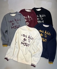 Áo Nỉ Dài Tay Acne Studios Mùa Đông 2024 Cổ Tròn Thường Ngày Rộng Rãi Có Viền Thêu Chữ Trang Phục Cô